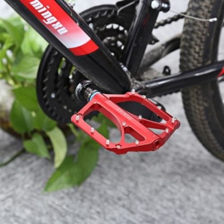 SYUN-LP PAIRED FASHION ALUMINUM ALLOY BIKE PEDAL FOR MOUNTAIN ROAD BICYCLE (BLACK)