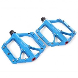 SYUN-LP PAIRED FASHION ALUMINUM ALLOY BIKE PEDAL FOR MOUNTAIN ROAD BICYCLE (BLUE)