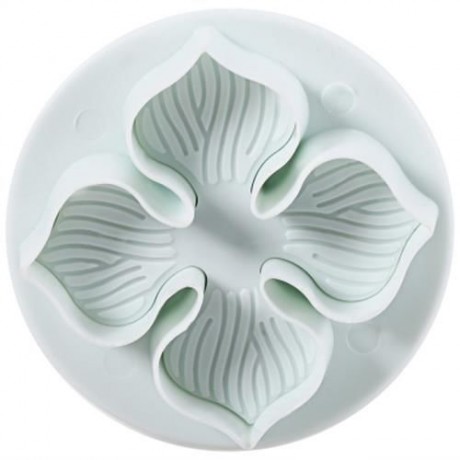 3PCS PLASTIC DIY HYDRANGEA FLOWER FONDANT CAKE MOULD PLUNGER CUTTER TOOL (WHITE)