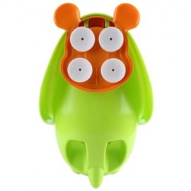 SNOW BEAR CUTE SOLID COLOR CARTOON CHILD STANDING TYPE URINAL (GREEN)