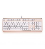 SHMAG S300 PROFESSIONAL MECHANICAL HAND-FEEL BLUE AXIS USB WIRED GAMING KEYBOARD WITH BACK