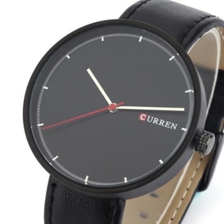 CURREN 8223 CASUAL MALE QUARTZ WATCH WITH BIG DIAL (LIGHT GRAY)