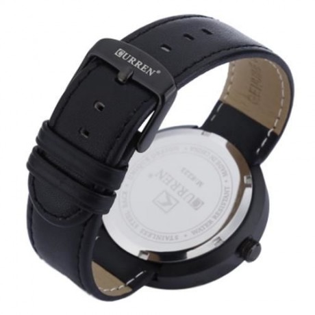 CURREN 8223 CASUAL MALE QUARTZ WATCH WITH BIG DIAL (LIGHT GRAY)