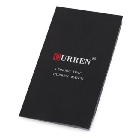 CURREN 8227 BUSINESS MEN QUARTZ WATCH WITH DECORATIVE SUB-DIAL (BLACK AND GOLDEN)