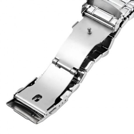 CURREN 8046 DECORATIVE SUB-DIAL QUARTZ WATCH WITH DOUBLE SCALE FOR MEN (SILVER AND BLACK)
