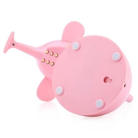 DC 5V 6W CARTOON SNAIL NIGHT LIGHT EYE PROTECTION RECHARGEABLE LED TABLE LAMP (PINK)