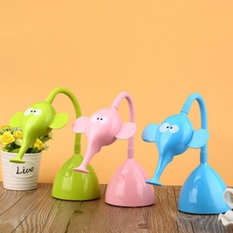 DC 5V 6W CARTOON SNAIL NIGHT LIGHT EYE PROTECTION RECHARGEABLE LED TABLE LAMP (CELADON)
