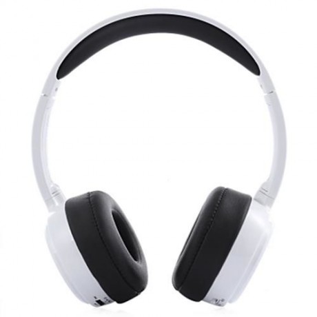 MARROW 303B WIRELESS BLUETOOTH 4.0 HEADBAND HEADPHONES VOLUME CONTROL SUPER BASS (WHITE)