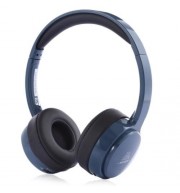 MARROW 303B WIRELESS BLUETOOTH 4.0 HEADBAND HEADPHONES VOLUME CONTROL SUPER BASS (BLUE)