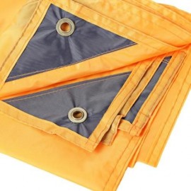 BLUEFIELD MULTIFUNCTION WATERPROOF CAMPING PICNIC BEACH SUN SHELTER TENT MAT (ORANGE)