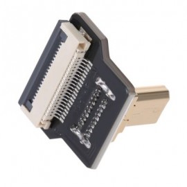 CY CYFPV Micro HDMI Type D Male Up Angled 90 Degree Connector for FPV HDTV Multicopter Aer