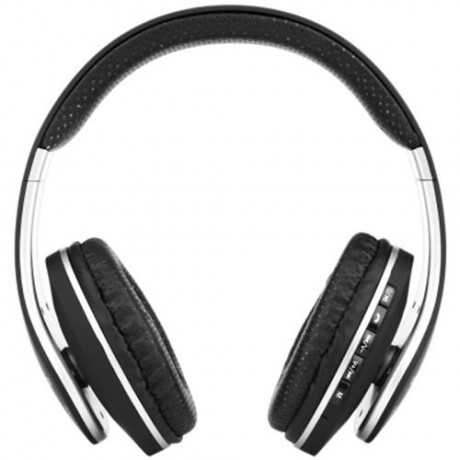 JKR 211B 3.5MM PLUG BLUETOOTH FM PORTABLE HEADSET HEADPHONES (BLACK)