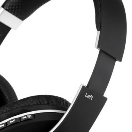 JKR 211B 3.5MM PLUG BLUETOOTH FM PORTABLE HEADSET HEADPHONES (BLACK)