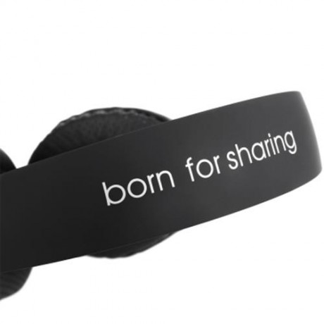 JKR 211B 3.5MM PLUG BLUETOOTH FM PORTABLE HEADSET HEADPHONES (BLACK)