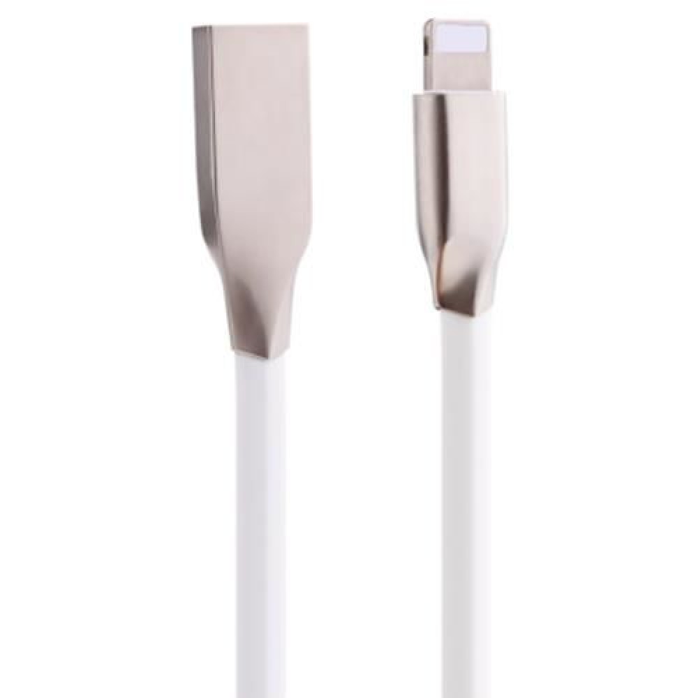 8 PIN ALUMINUM ALLOY COPPER CORE TRANSFER DATA SYNCHRONIZATION CHARGING CORD 0.9M (WHITE) 8 PIN ALUMINUM ALLOY COPPER CORE TRANSFER DATA SYNCHRONIZATION CHARGING CORD 0.9M (WHITE)