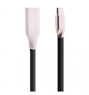 MICRO USB  ALUMINUM ALLOY COPPER CORE TRANSFER DATA SYNCHRONIZATION CHARGING CORD 0.9M (BL