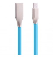 MICRO USB  ALUMINUM ALLOY COPPER CORE TRANSFER DATA SYNCHRONIZATION CHARGING CORD 0.9M (BL