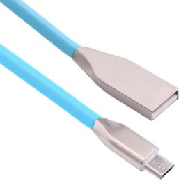 MICRO USB  ALUMINUM ALLOY COPPER CORE TRANSFER DATA SYNCHRONIZATION CHARGING CORD 0.9M (BL
