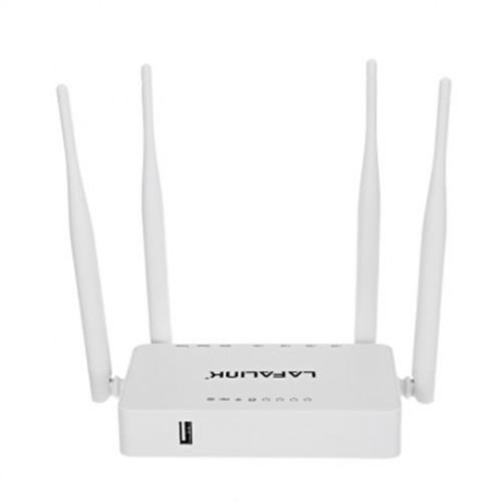 LAFALINK LF - R190 HIGH POWER 2.4GHZ 300MBPS 802.11N WIRELESS ROUTER (WHITE)