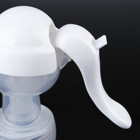 CMBEAR MULTIFUNCTIONAL PORTABLE BPA FREE ADJUSTABLE ADVANCED MANUAL BREAST PUMP (WHITE)