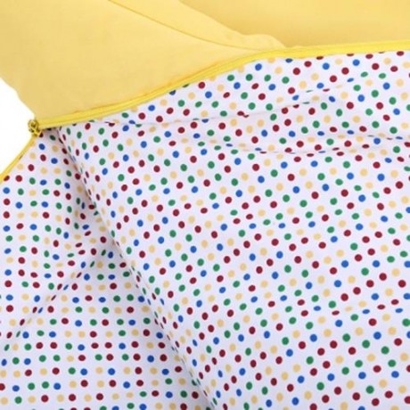 WARM WINTER SWEET CARTOON SHARK BABIES SLEEP BAG THICK INFANT BLANKET (YELLOW)