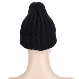 STYLISH LETTER PRINT SOLID COLOR LADIES KNITTED HAT (CADETBLUE)
