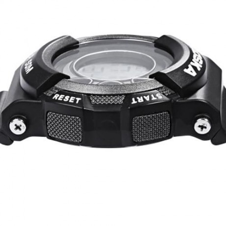 HOSKA H020B CHILDREN LED DIGITAL WATCH 5ATM DAY DATE DISPLAY WRISTWATCH (BLACK)