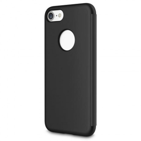 ROCK DR.V SERIES MINIMALIST ULTRA SLIM SMART COVER FLIP CASE FOR IPHONE 7 (BLACK)