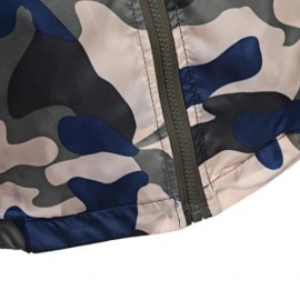 STYLISH CAMOUFLAGE HOODED MALE SUN PROTECTION COAT (BLUE AND YELLOW)