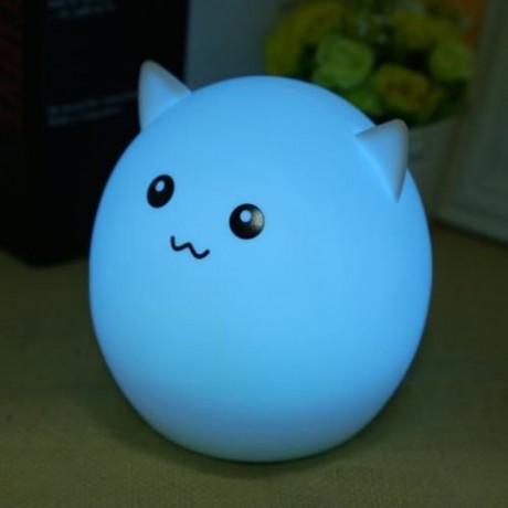 YOUOKLIGHT DC 5V 0.4W LED USB RECHARGEABLE NIGHT CUTE LIGHT COLOR CHANGING BEDSIDE LAMP (W