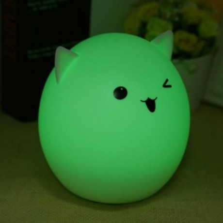 YOUOKLIGHT DC 5V 0.4W LED USB RECHARGEABLE NIGHT CUTE LIGHT COLOR CHANGING BEDSIDE LAMP (W