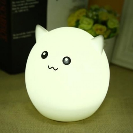 YOUOKLIGHT DC 5V 0.4W LED USB RECHARGEABLE NIGHT CUTE LIGHT COLOR CHANGING BEDSIDE LAMP (W