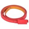 STYLISH PURE COLOR LADIES LEATHER BELT (RED)