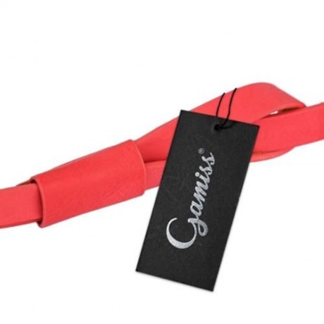 STYLISH PURE COLOR LADIES LEATHER BELT (RED)