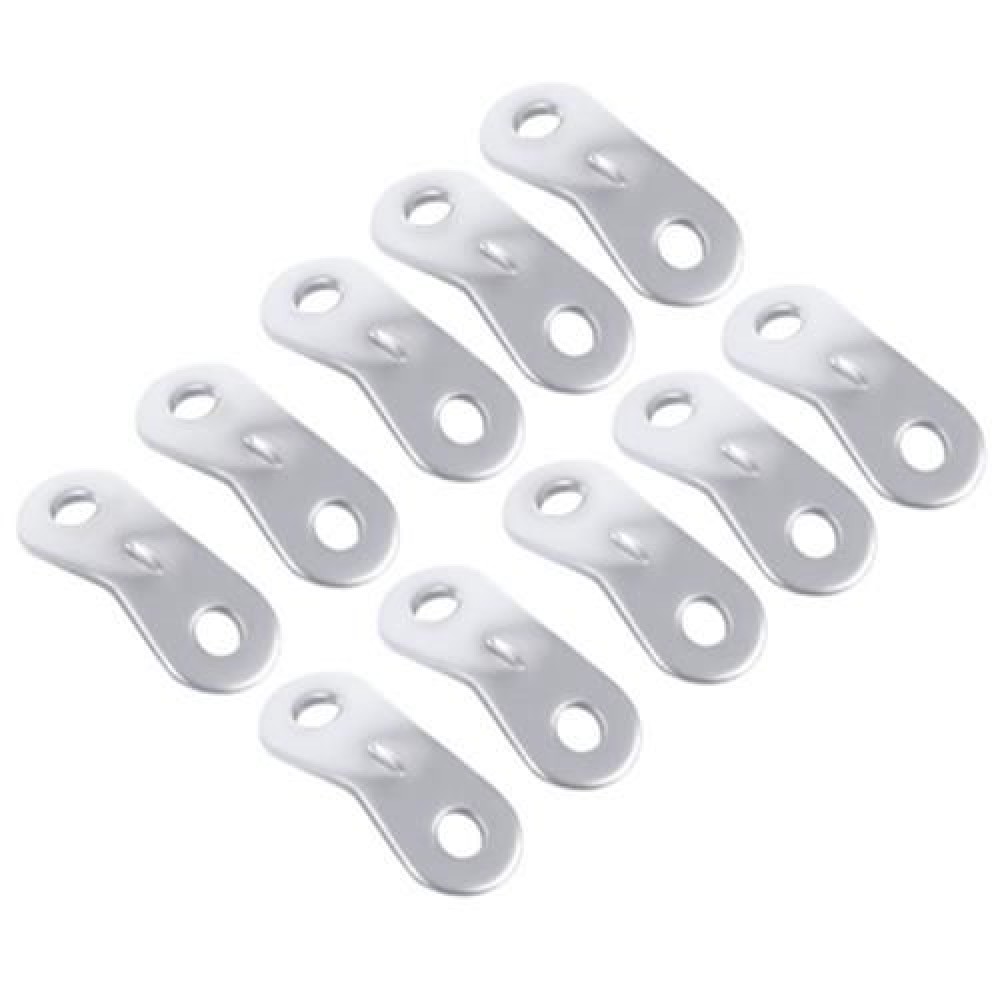 16PCS GENERIC ALUMINUM CAMPING TENT SHELTER TENSIONER GUYLINE ROPE ADJUSTER (SILVER)