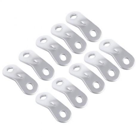 16PCS GENERIC ALUMINUM CAMPING TENT SHELTER TENSIONER GUYLINE ROPE ADJUSTER (SILVER)