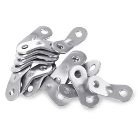 16PCS GENERIC ALUMINUM CAMPING TENT SHELTER TENSIONER GUYLINE ROPE ADJUSTER (SILVER)