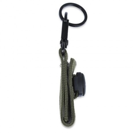 MILITARY OLECRANON SHAPE KEY WEBBING HOOK BUCKLE HANGING BELT CARABINER WITH COMPASS (ARMY