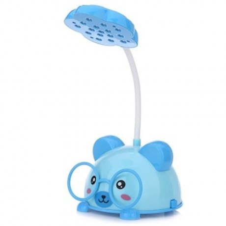 CHAO SHENG CS115 2 MODES LOVELY BEAR EYE-PROTECTION 5W LED DESK LAMP NIGHT LIGHT (BLUE)