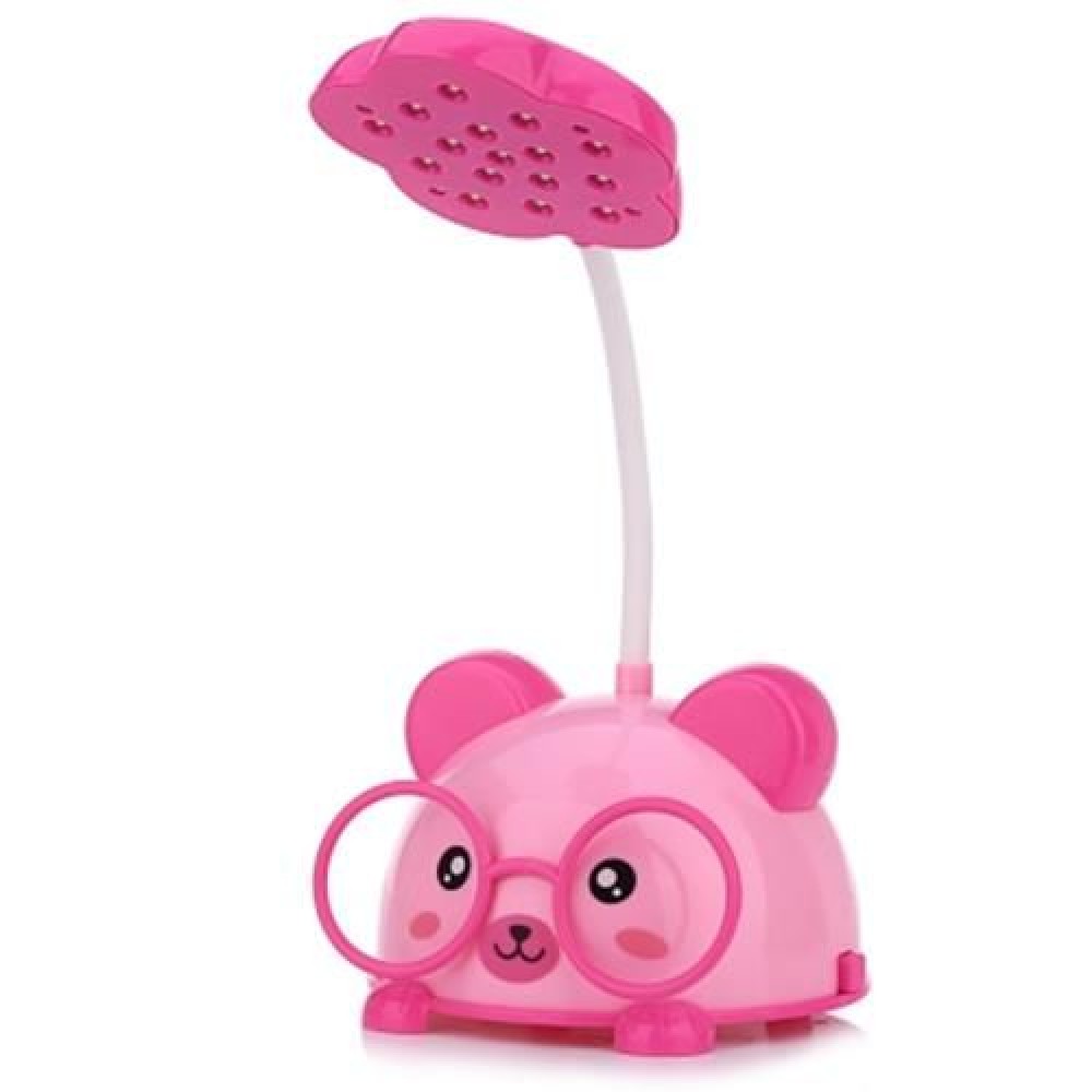 CHAO SHENG CS115 2 MODES LOVELY BEAR EYE-PROTECTION 5W LED DESK LAMP NIGHT LIGHT (ROSE MAD