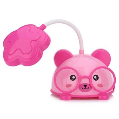 CHAO SHENG CS115 2 MODES LOVELY BEAR EYE-PROTECTION 5W LED DESK LAMP NIGHT LIGHT (ROSE MAD