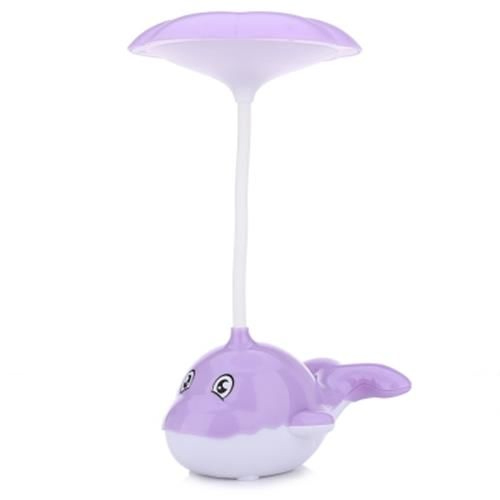 PORTABLE WHALE EYE-PROTECTION 2.5W LED DESK LAMP TOUCH CONTROL 3 DIMMABLE NIGHT LIGHT (LIG