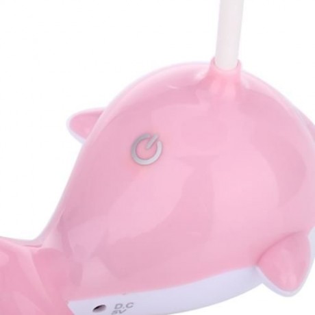 PORTABLE WHALE EYE-PROTECTION 2.5W LED DESK LAMP TOUCH CONTROL 3 DIMMABLE NIGHT LIGHT (PIN