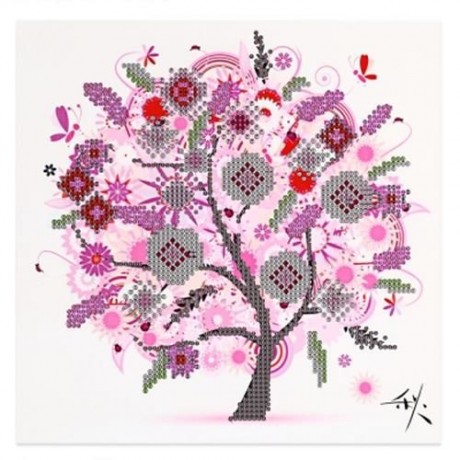 30 X 30CM 5D FOUR SEASONS FORTUNE TREE FULL DRILLED SQUARE NEEDLEWORK DIY DIAMOND PAINTING