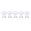 5PCS TRANSPARENT ACRYLIC DOOR DRAWER CABINET WARDROBE HANDLE KNOB WITH SCREW (TRANSPARENT)