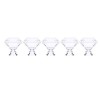 5PCS FASHION GLASS DOOR DRAWER CABINET WARDROBE HANDLE KNOB WITH SCREW (TRANSPARENT)