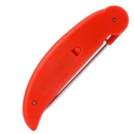 TS - 90 SUPER FAST FOLDABLE DIGITAL FOOD BBQ BARBECUE MEAT THERMOMETER COOKING TOOL (RED)