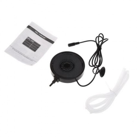 1W 12 LEDS AIR STONE DISK BUBBLE LIGHT COLOR CHANGING FLAME LAMP (COLORFUL)