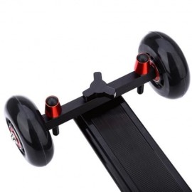 WEIHE WH60 - W 24 INCH DSLR CAMCORDER CAMERA TRACK DOLLY SLIDER (RED WITH BLACK)