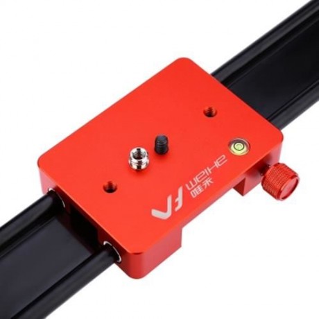 WEIHE WH60 - W 24 INCH DSLR CAMCORDER CAMERA TRACK DOLLY SLIDER (RED WITH BLACK)